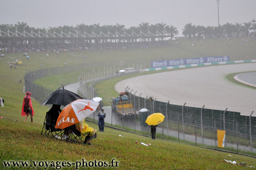 Formule 1 sous la pluie