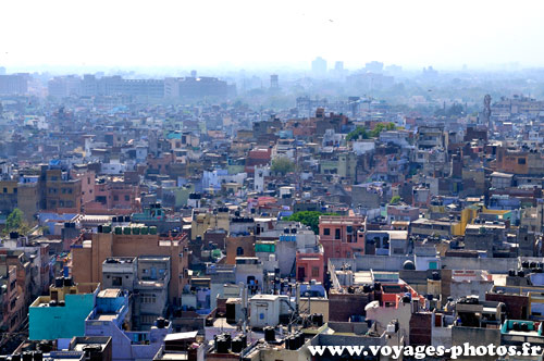 Vue panoramique de New Delhi